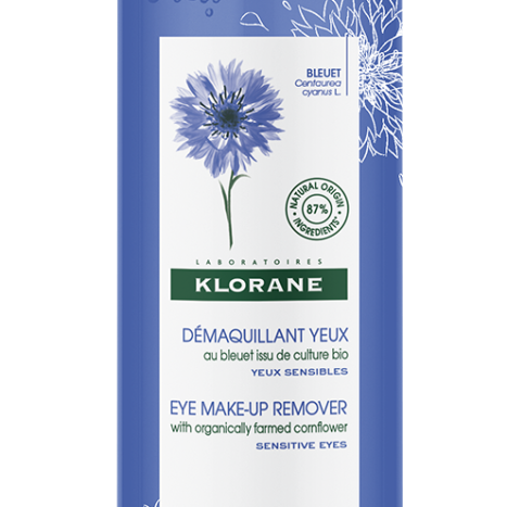 KLORANE BLEUET eye makeup remover with organic blue cornflower 200ml